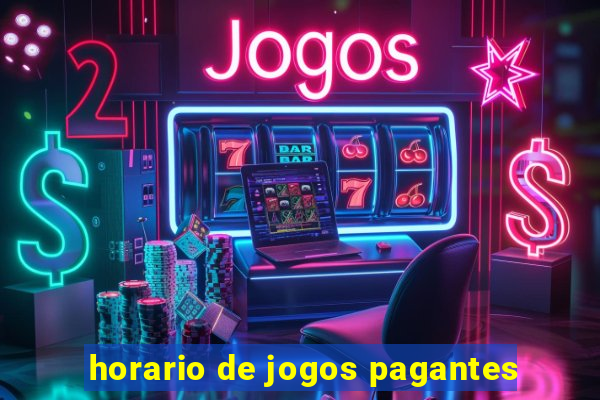 horario de jogos pagantes