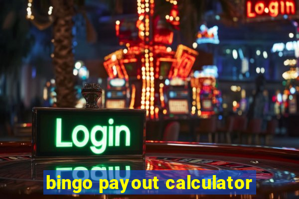 bingo payout calculator