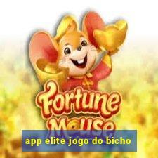 app elite jogo do bicho