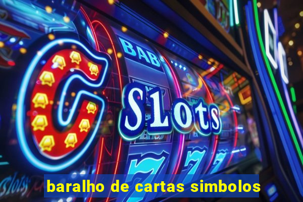 baralho de cartas simbolos