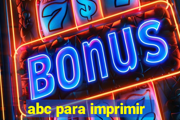 abc para imprimir