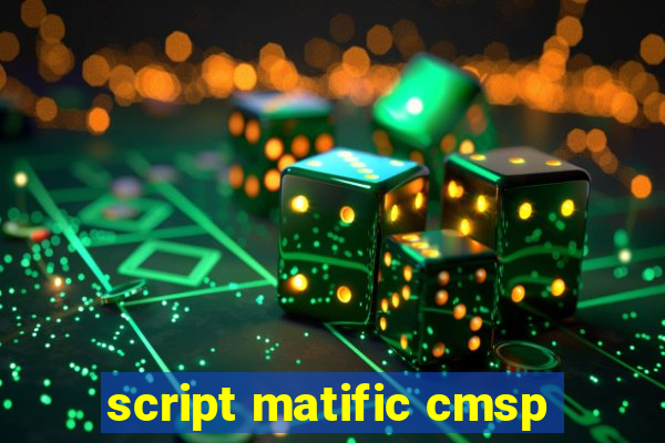 script matific cmsp