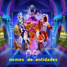 nomes de entidades do mal