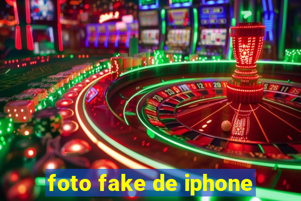 foto fake de iphone