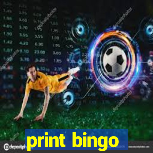 print bingo