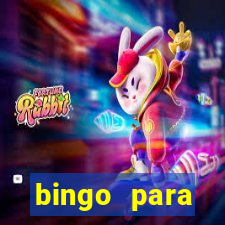 bingo para despedida de solteira para imprimir