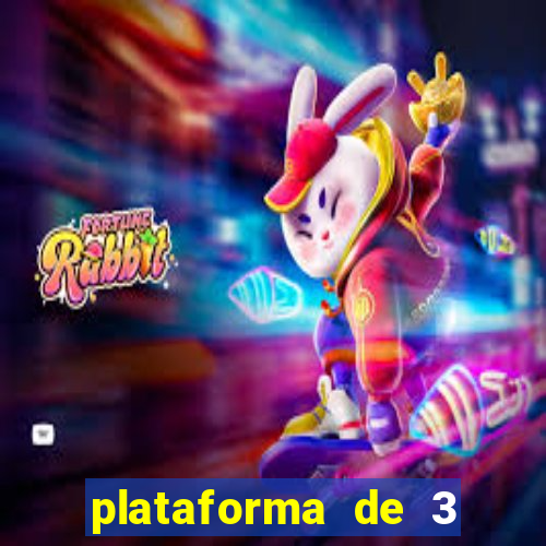 plataforma de 3 reais jogo