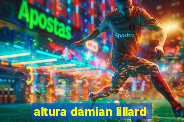 altura damian lillard